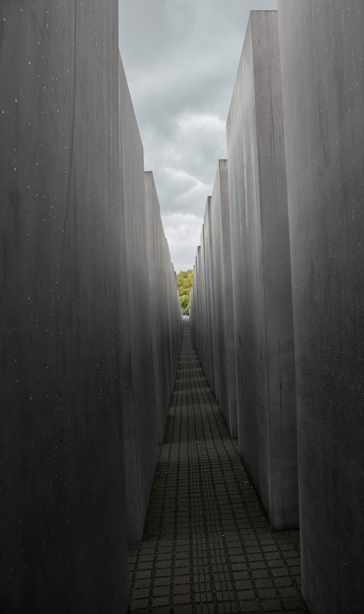 Empty Roads. Memorial to the Murdered Jews of Europe, Berlin, Germany.