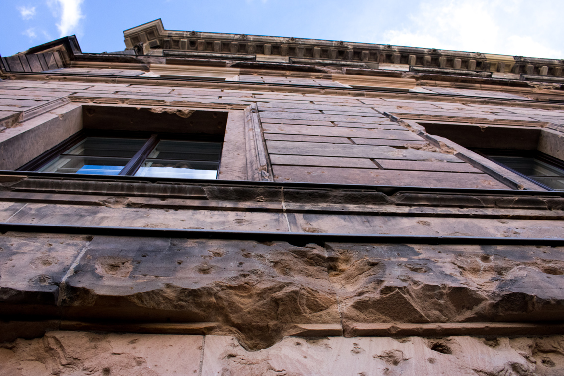 Shelled Building. Berlin, Germany.