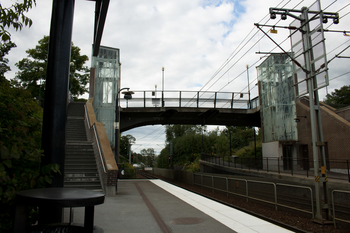 Station. Universitetet, Stockholm, Sweden.